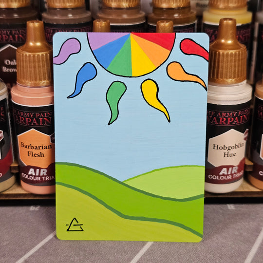 "Sunshine" pride 2026 artist trading card/MTG card