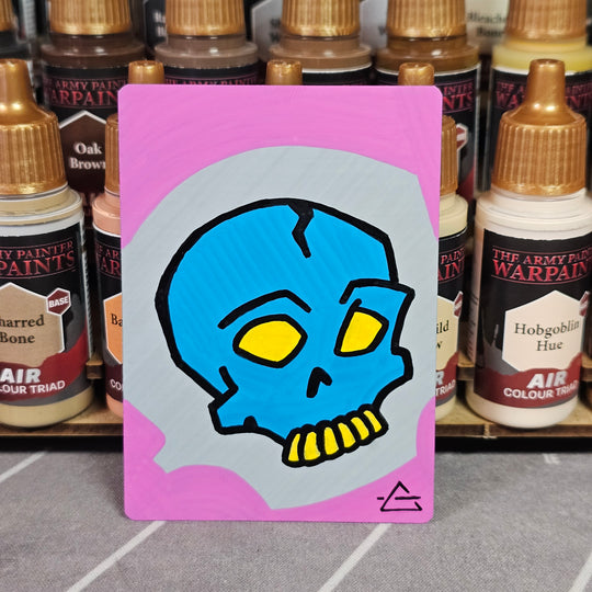 "Bones!" pride 2026 artist trading card/MTG card