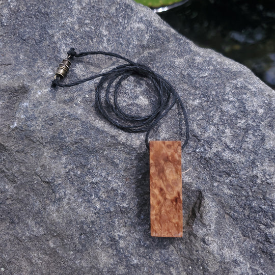 York Gum burl pendant