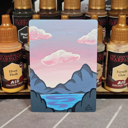 "Pride Mountain" artist trading card/MTG card