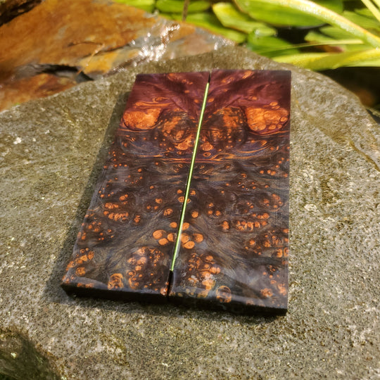 stabilized redwood lace burl scales