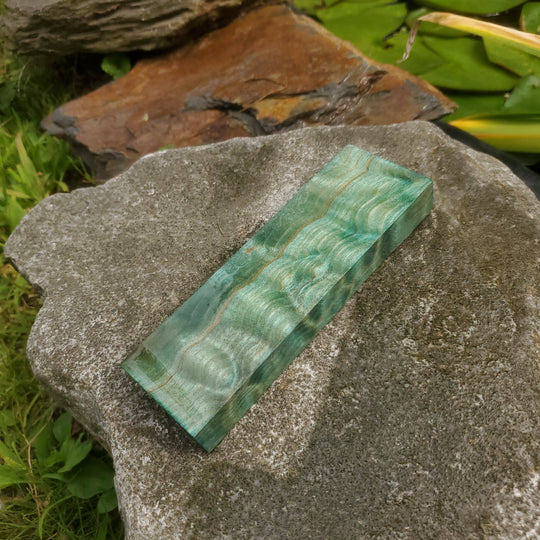 dye stabilized quilted maple block