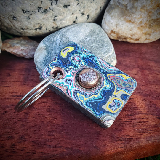 "vagabond" keychain/worry stone