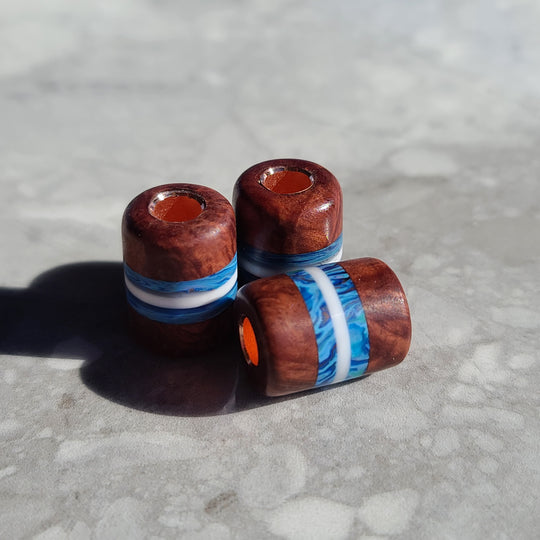 Mallee burl combo bead