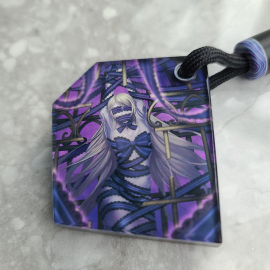 "black ribbon" worry stone