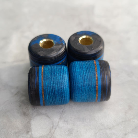 blue paper combo bead